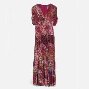 Vince Camuto Women's V-Neck Front-Shirred Maxi Dress - Size 4! NWT!